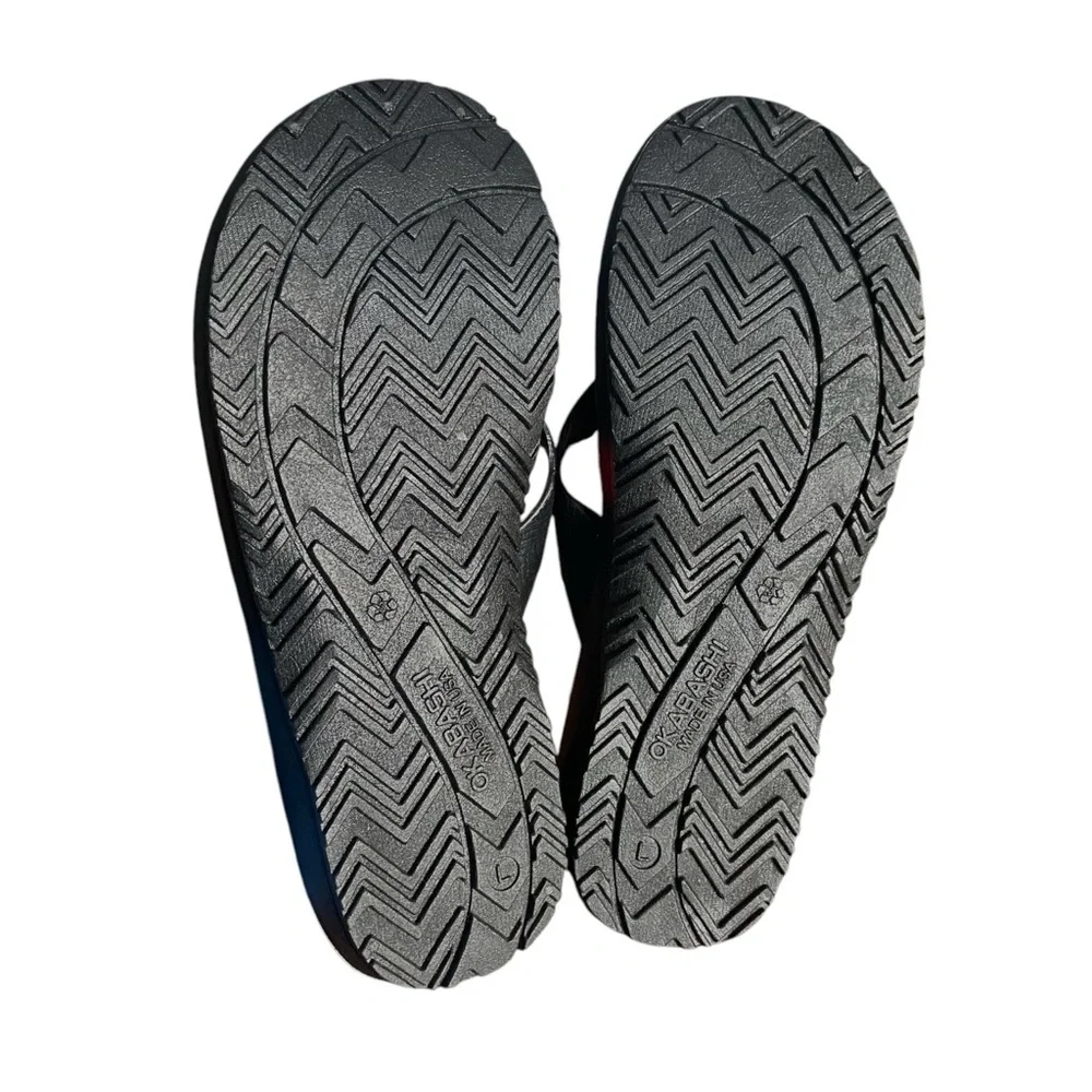 Men’s Black Okabashi Thong‎ Sandals